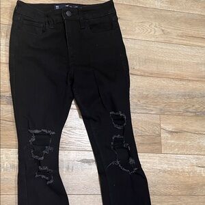 Hollister Black Ripped Skinny Jeans
